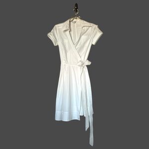 Banana Republic White A-Line Dress Size 0